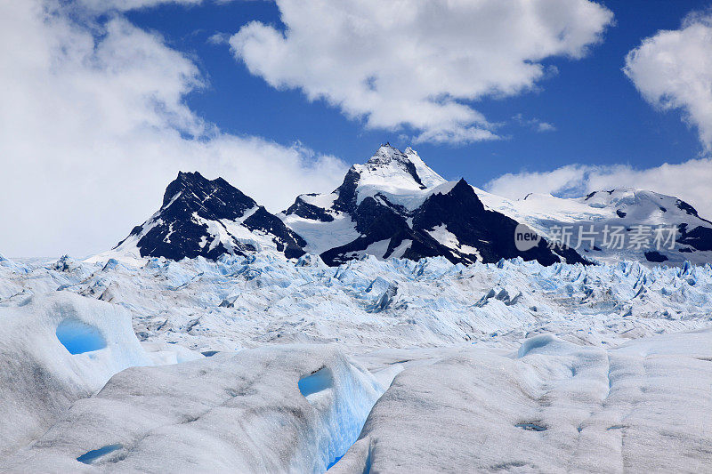 莫雷诺冰川测量员，阿根廷巴塔哥尼亚