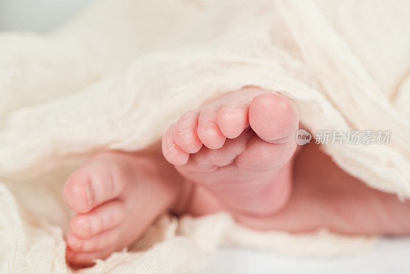 新生儿的脚趾