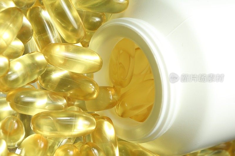 黄金凝胶维生素-3鱼油胶囊