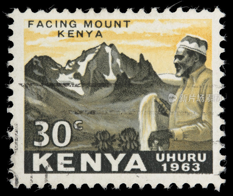乔莫·肯雅塔和肯尼亚山邮票