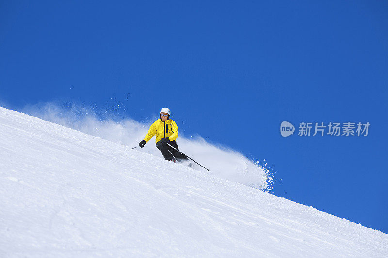 滑雪-冬季运动