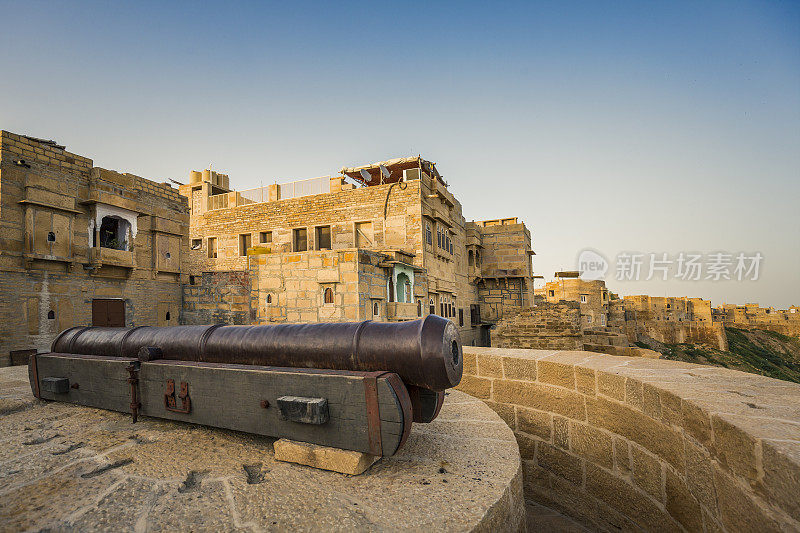 印度拉贾斯坦邦的Jaisalmer堡