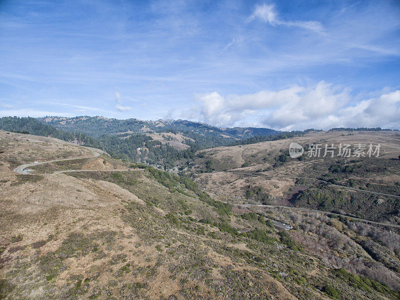 加州北部1号公路:沿海无人机拍摄