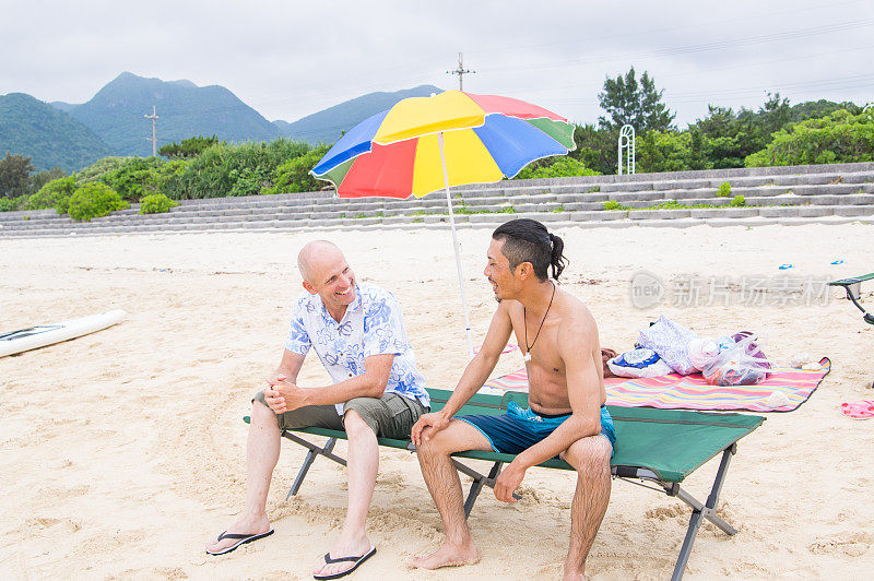 夏天,旅行,海滩