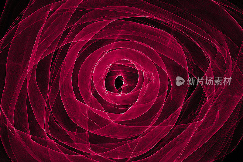 红色背景，螺旋星系复制空间