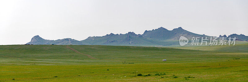 蒙古大草原全景