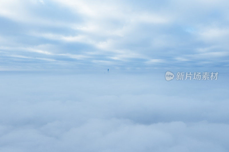 抽象上海云中景象