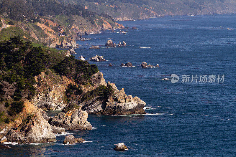 太平洋海岸线，加利福尼亚