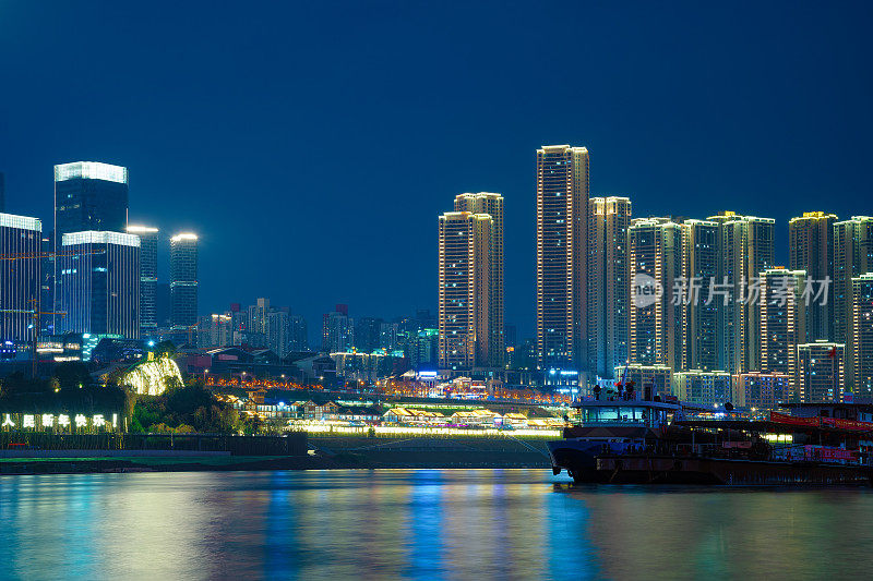 重庆河滨夜景