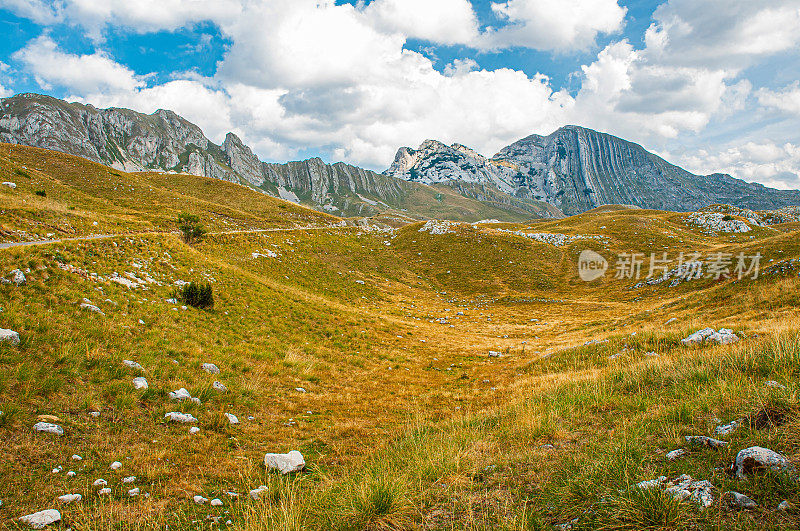 欧洲黑山的Durmitor山