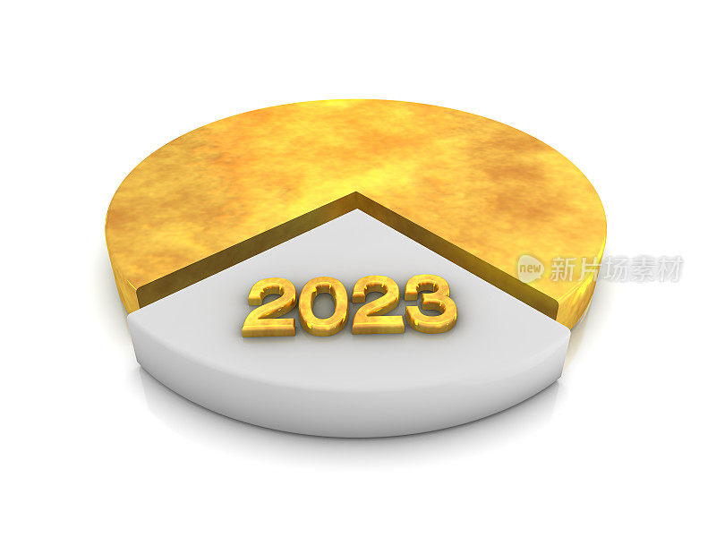 饼图图形与2023年