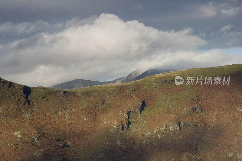 德文特丘陵，湖区，坎布里亚郡，英国