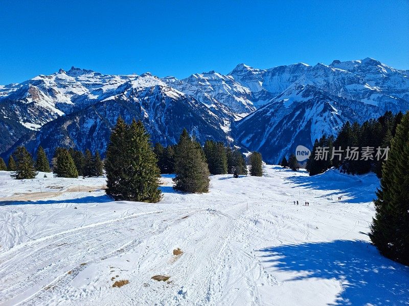 滑雪胜地布劳恩瓦尔德