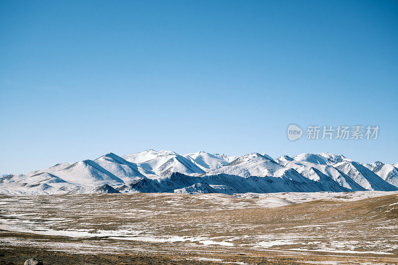 阿拉贝尔高原冬季景观