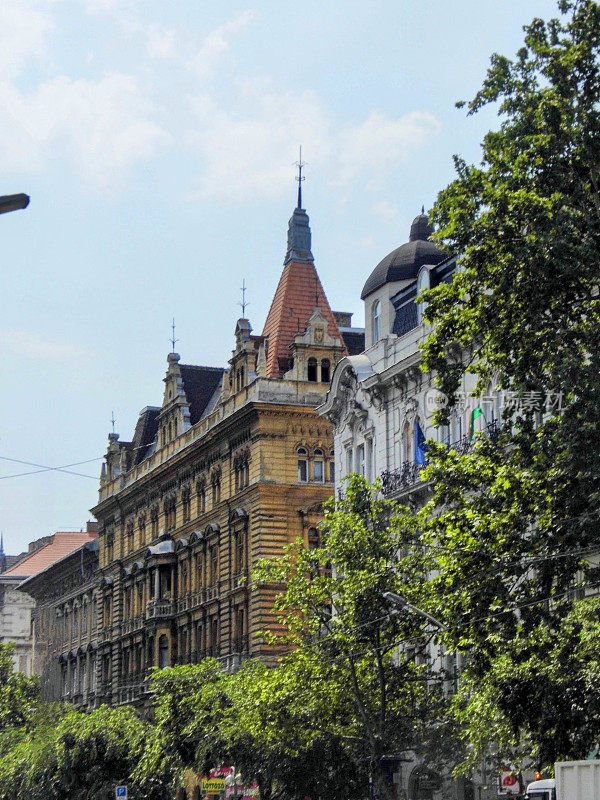 布达佩斯历史建筑建筑剧院国会大厦主要街道广场塔布达教堂修道院大教堂匈牙利