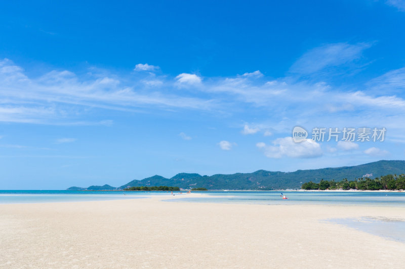 天堂般的热带岛屿，查翁海滩，苏梅岛，泰国