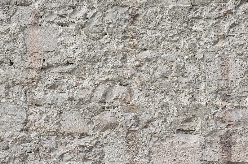 石墙背景纹理，意大利阿西西