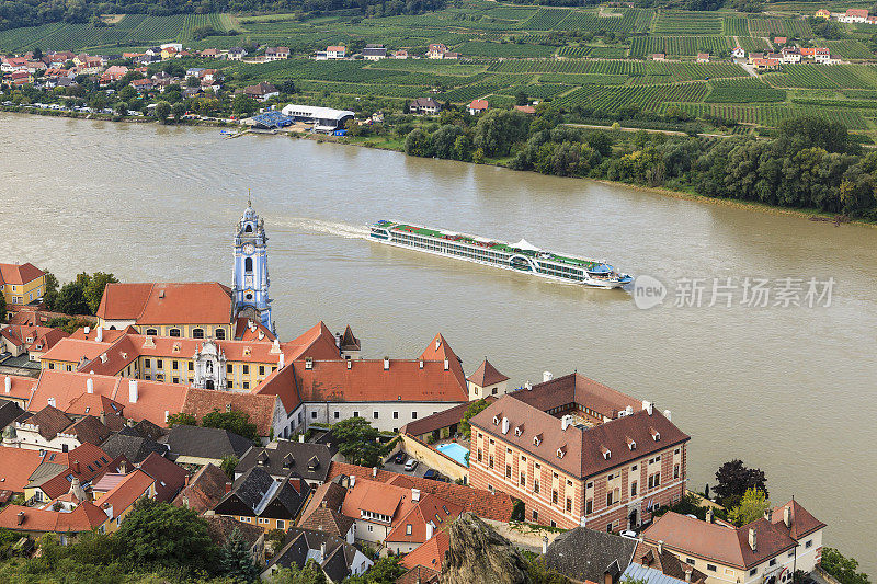 Dürnstein，在奥地利的瓦肖