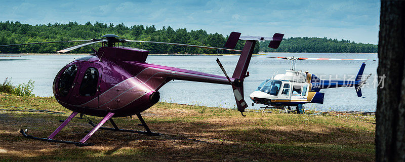 林业站的直升机