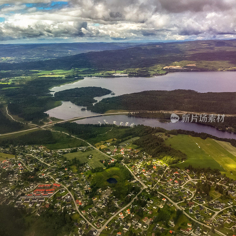 挪威鸟瞰图