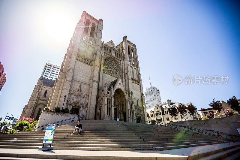 旧金山的格雷斯大教堂