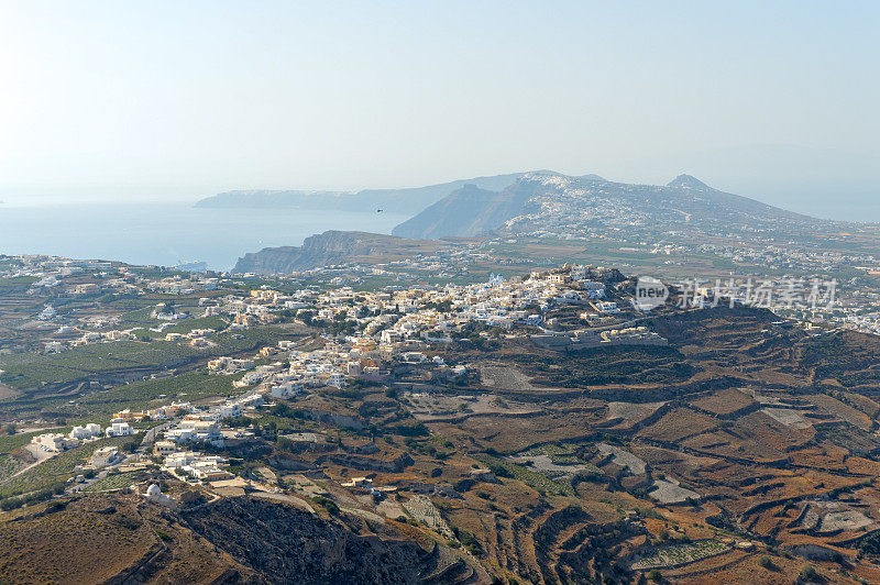 希腊圣托里尼全景