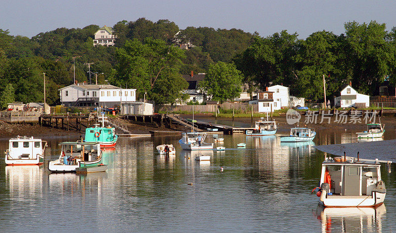 龙虾船和捕鱼马萨诸塞州新英格兰索格斯