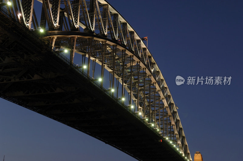 悉尼-海港大桥，澳大利亚天黑后