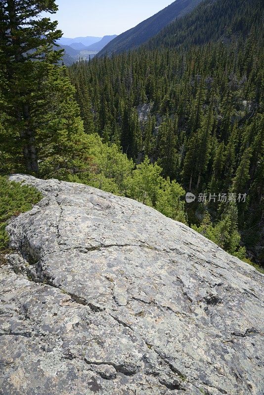 落基山国家公园的老福尔河路