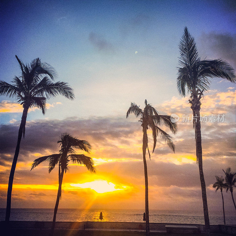 百慕大肘滩的日出