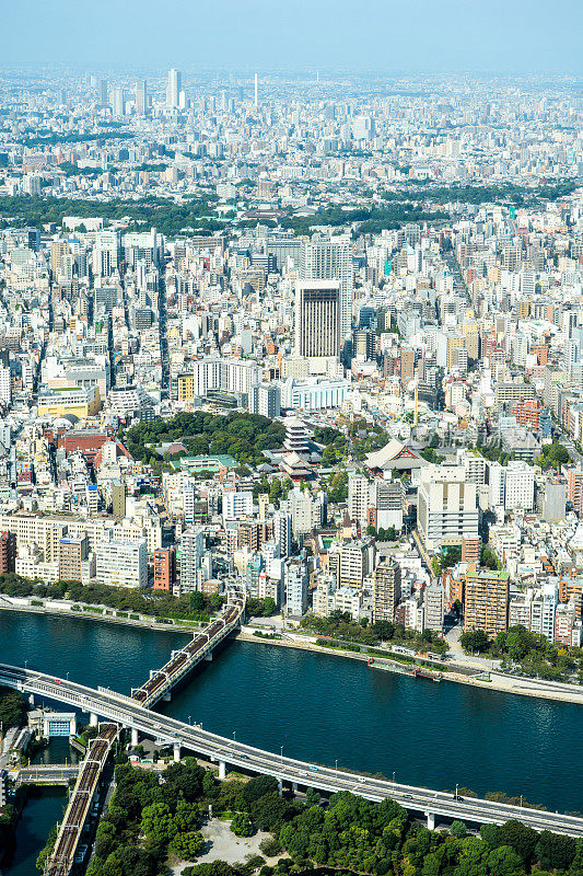 东京市景-铁路桥