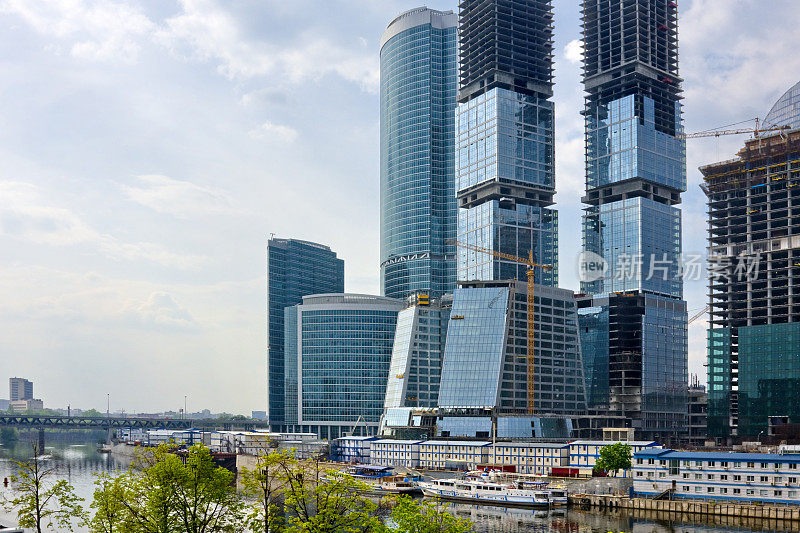 莫斯科城市综合体正在建设中