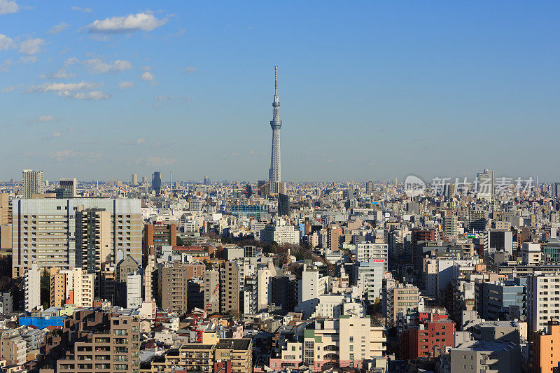 日本东京天际线