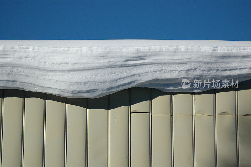 “山顶的积雪”屋顶