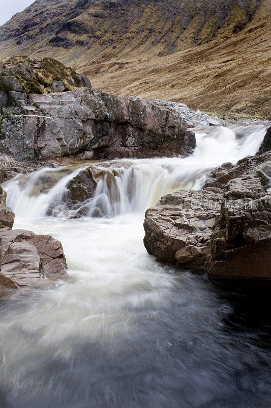 瀑布、河流Etive