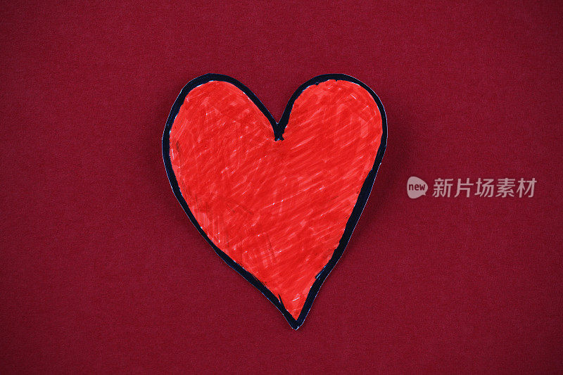 红纸的心