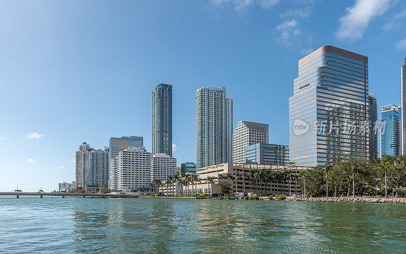 Brickell温泉的天际线