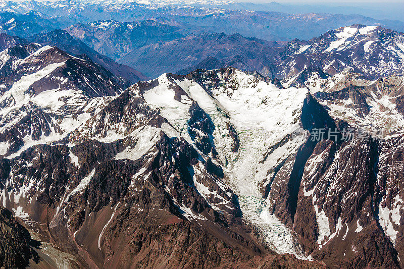 空中安第斯山脉，智利