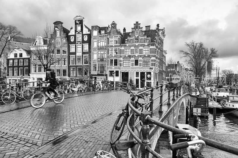 荷兰阿姆斯特丹的城市景观