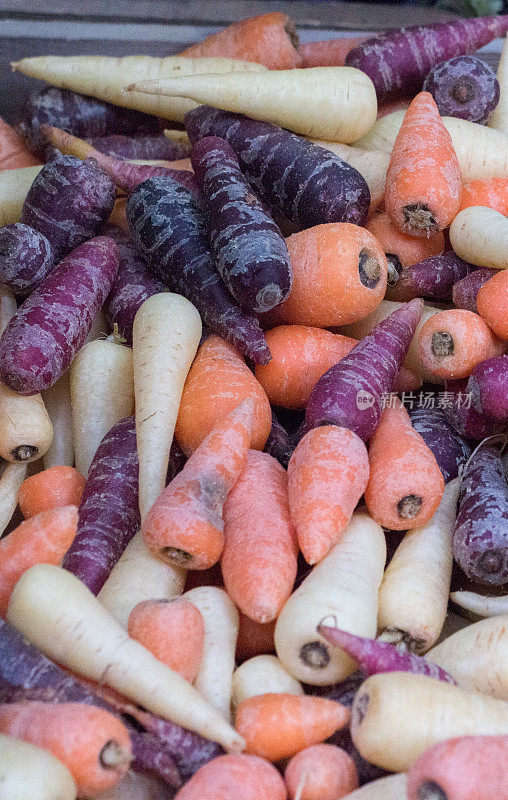 伦敦博罗市场的胡萝卜