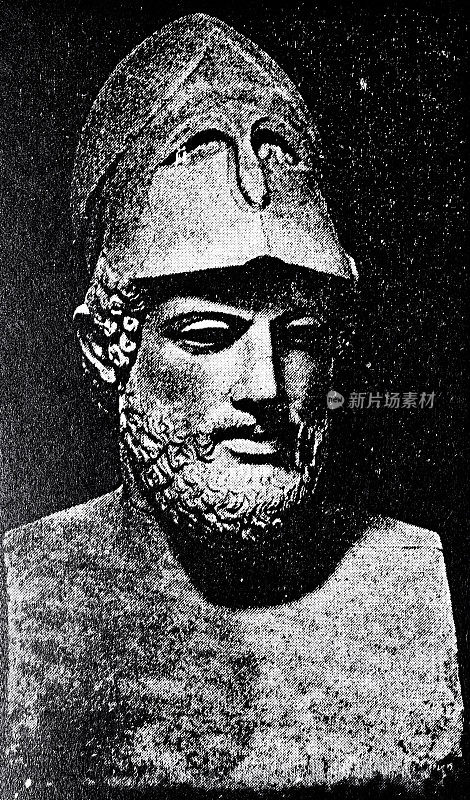 古典希腊，政治家佩里克勒斯半身像