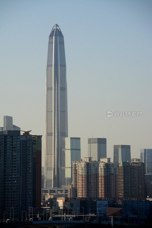 中国深圳平安国际金融中心摩天大楼