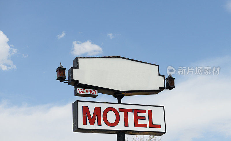 复古汽车旅馆标志，亚利桑那州，美国。