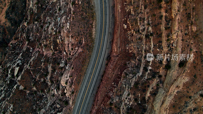 摩押外沙漠公路-空中