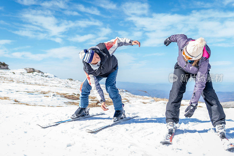 让我们学习如何滑雪!