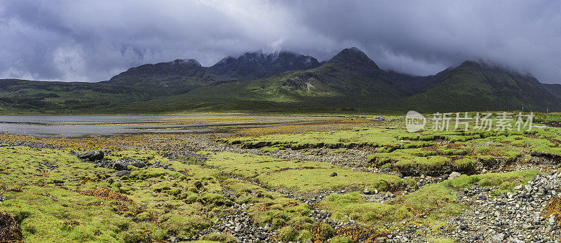 苏格兰高地，山谷，野湖，海岸，斯凯