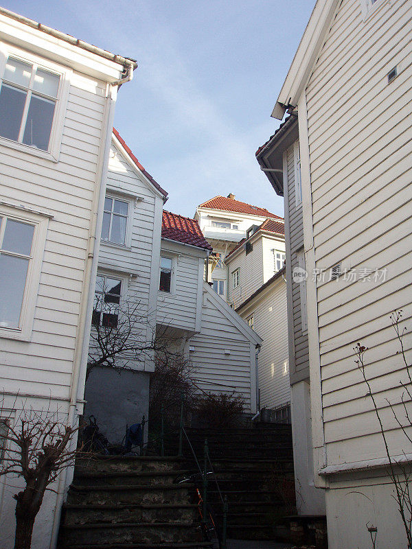 卑尔根,挪威的房子