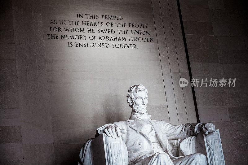 华盛顿亚伯拉罕·林肯雕像