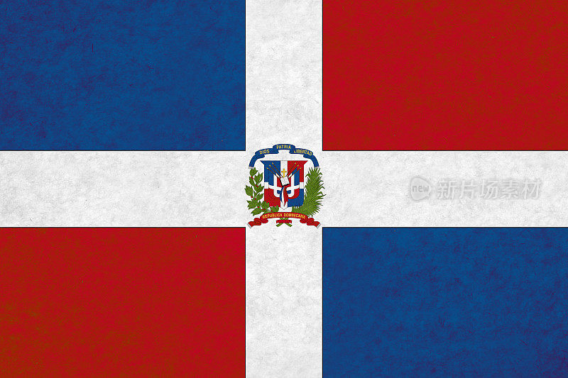 多米尼加共和党的旗帜