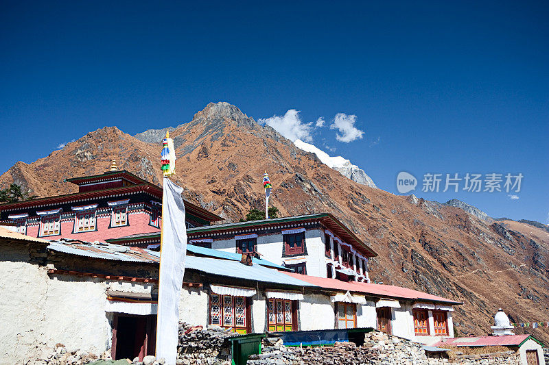 寺院在Tengboche